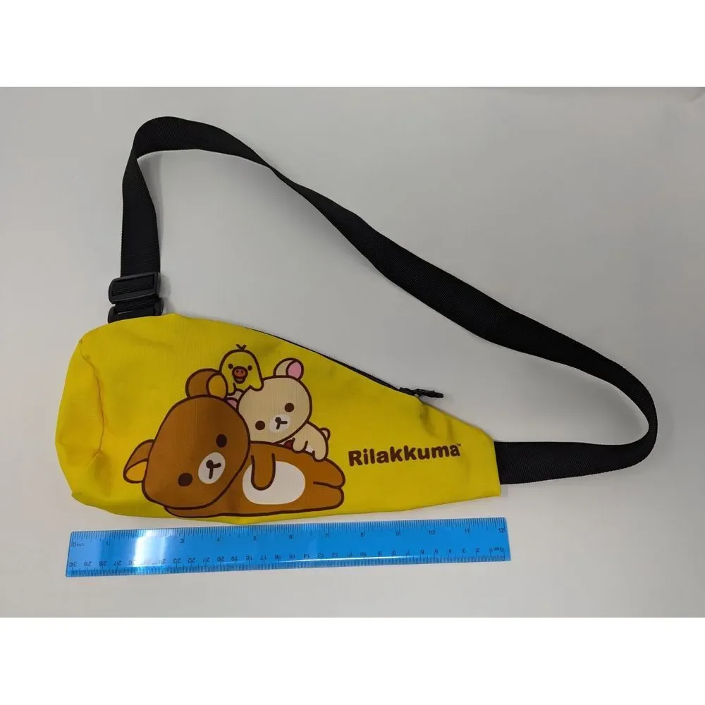 Rilakkuma San-X Sling Bag Crossbody Pack Yellow Mcdonalds Sanrio Kiiroitori‎